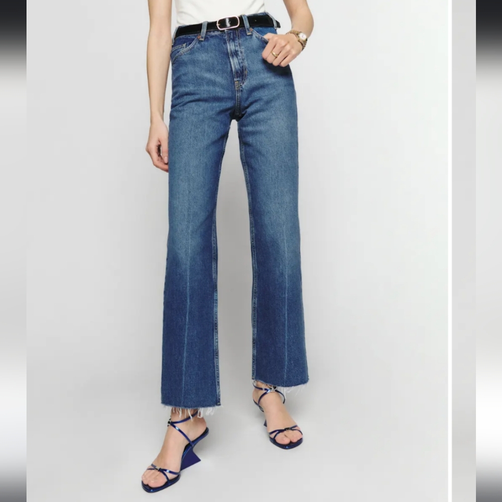 Hill Mid Rise Flare 100% Cotton, Reformation Jeans, Rare Find!